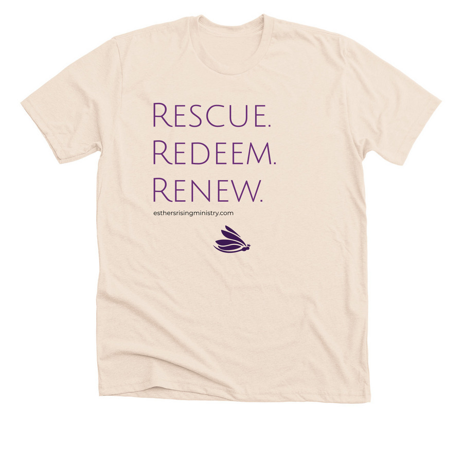 Esthers Rising, a Heather Soft Cream Premium Unisex Tee