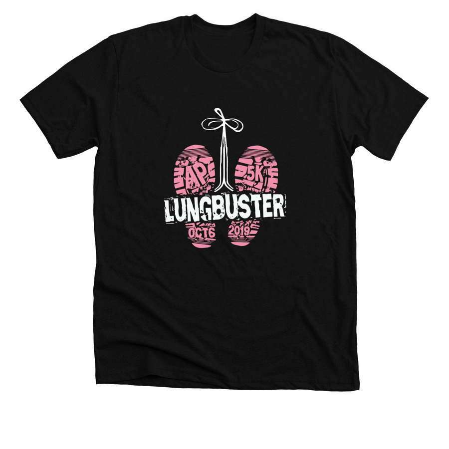 Lungbuster 2019, a Solid Black Blend Premium Unisex Tee
