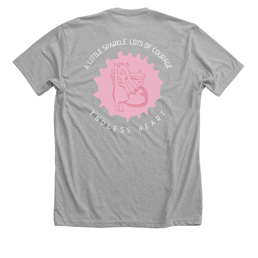 Minnie Mylah, a Athletic Heather Premium Unisex Tee (back-view)