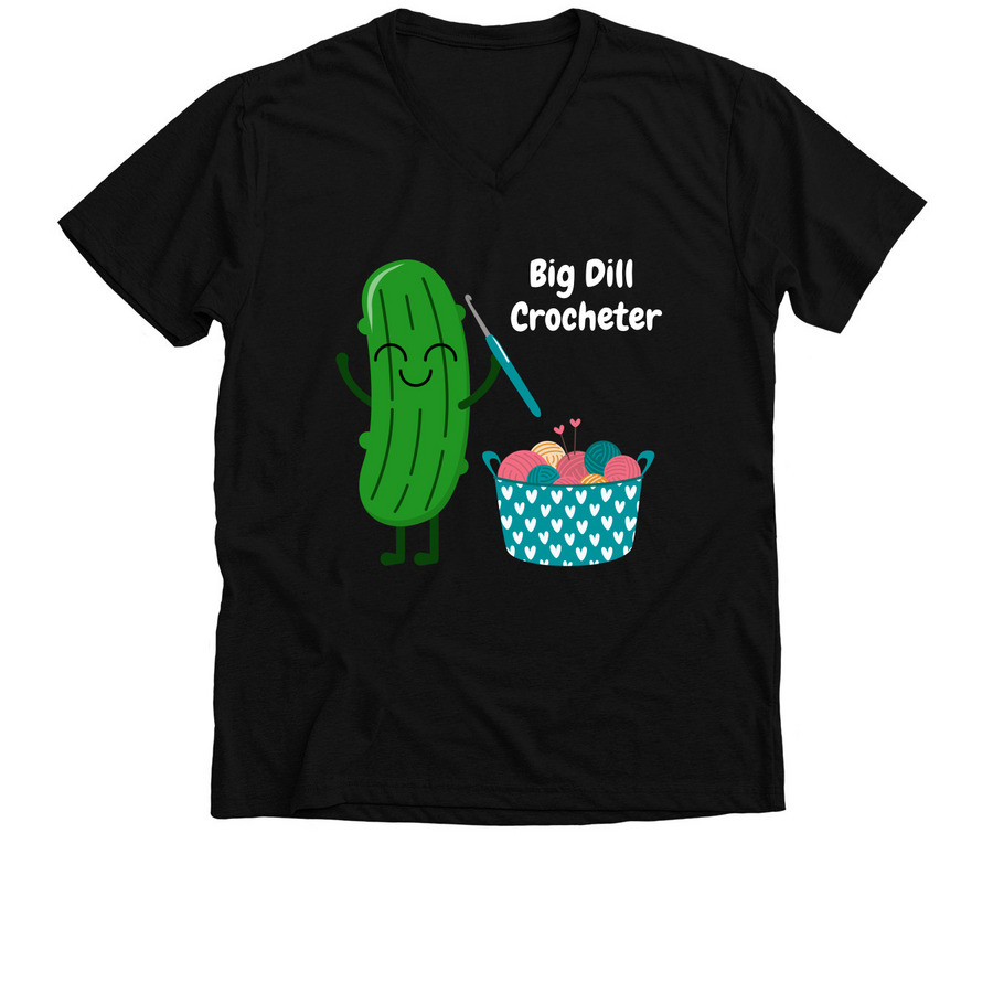 Big Dill 2025, a Solid Black Blend Premium V-Neck Tee