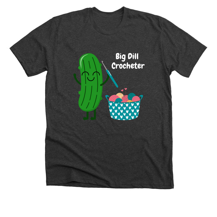 Big Dill 2025, a Dark Grey Heather Premium Unisex Tee