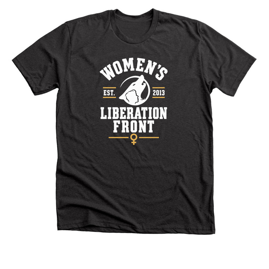 WOLF Classic, a Dark Grey Heather Premium Unisex Tee