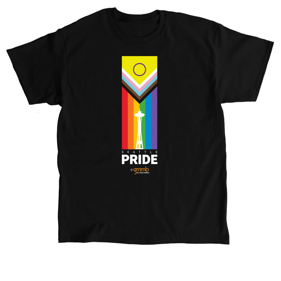 GMMB Seattle Pride, a Black Classic Unisex Tee
