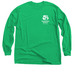 White Logo Long Sleeve Ts, a Irish Green Classic Long Sleeve Tee