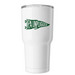 PA U Pennant Insulated Tumbler, a White Insulated Tumbler