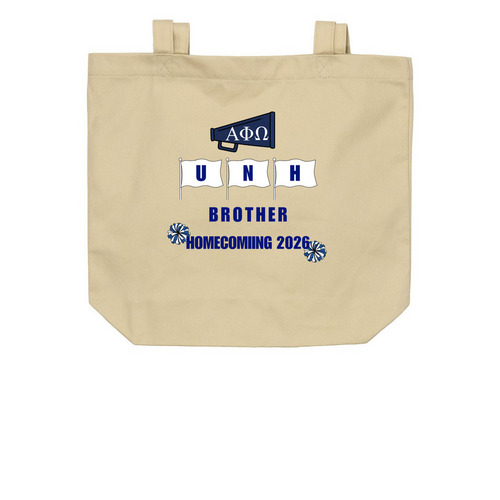APO Homecoming 26' - Tote Bag, a Oyster Organic Cotton Tote Bag