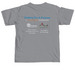 Paddles for a Purpose, a Granite Comfort Colors Unisex Tee (back-view)