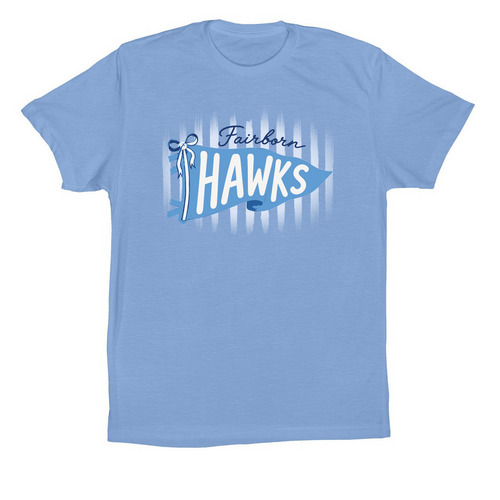 Fairborn Pendant, a Carolina Blue Premium Cotton Tee