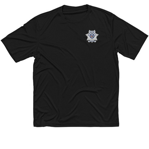 Facility K9 Badge, a Black Classic Performance Tee