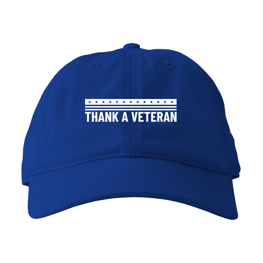 Thank A Veteran - Hat Collection, a Royal Printed Eco Baseball Cap