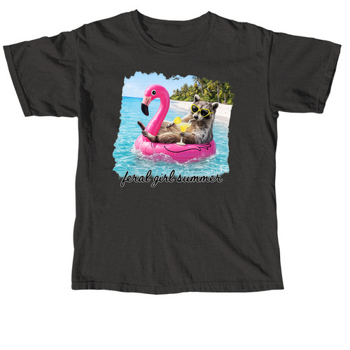 Feral Girl Summer, a Pepper Comfort Colors Unisex Tee