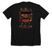 Roots Run Deep, a Solid Black Blend Premium Unisex Tee (back-view)