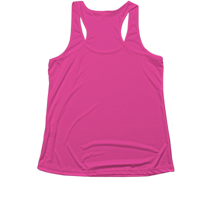 Desert Strong Collection&nbsp;(Performance Wear), a Neon Pink Women's Performance Tank (back-view)