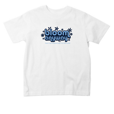 Bloom Anyway, a White Toddler Tee