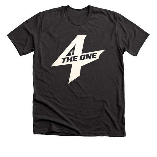 FOUR THE ONE, a Dark Grey Heather Premium Unisex Tee