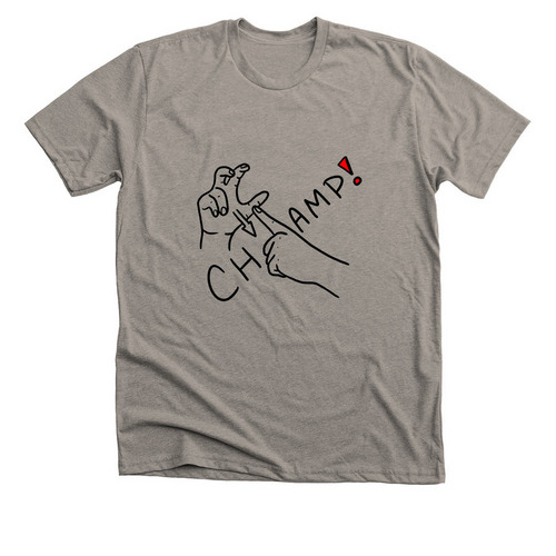 CHAMP!, a Heather Stone Premium Unisex Tee