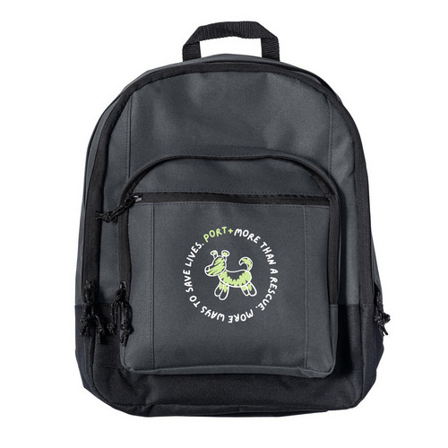Back to School, a Dark Charcoal Everyday Backpack