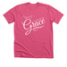 HIS GRACE, a Heather Charity Pink Premium Unisex Tee