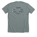 Liver Awareness Fundraiser 2, a Heather Blue Storm Premium Unisex Tee (back-view)