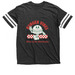 Burger Vibes&nbsp;, a Vintage Smoke / White Football Jersey Tee