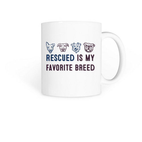 Rescued is my favorite, so I lent a Paw!, a White Coffee Mug