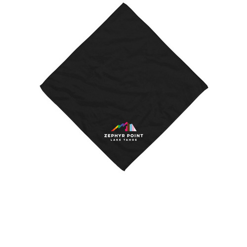 Zephyr Point's kin?dom Camp!, a Black Cotton Bandana