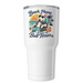 Beach Tumbler, a White Insulated Tumbler