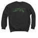 Denver, a Black Crewneck Sweatshirt (back-view)