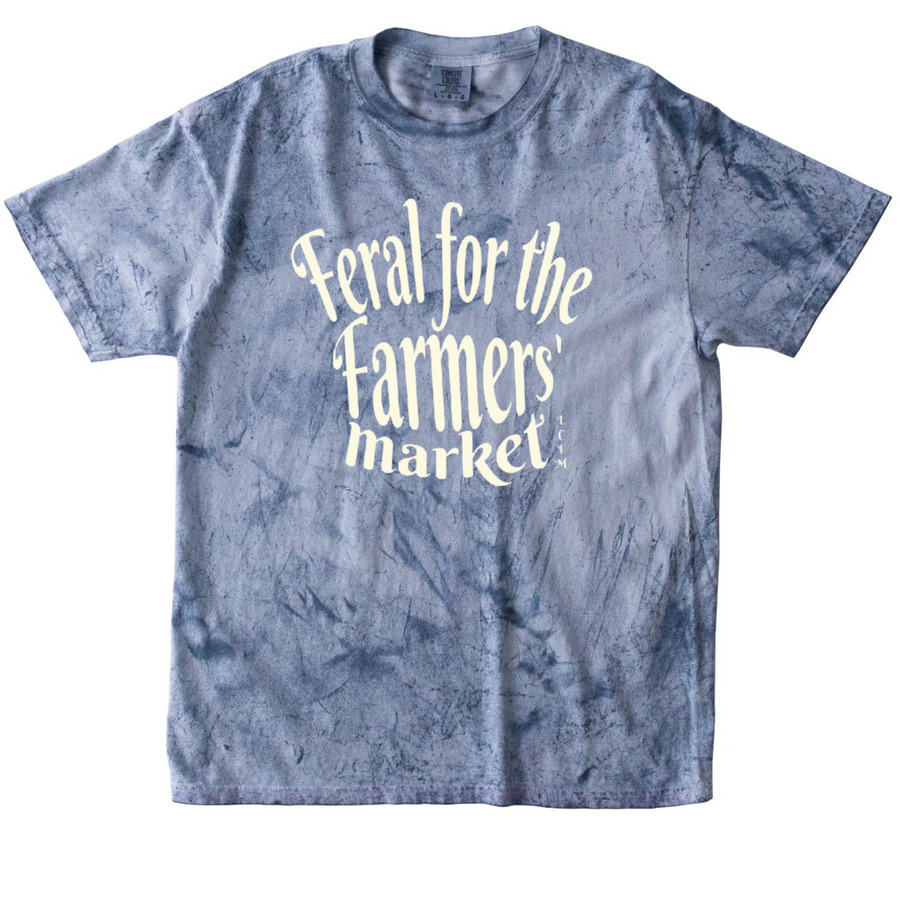 Feral for the Farmers' Market, a Ocean Comfort Colors Colorblast Tee