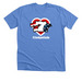 Judo Love, a Heather Columbia Blue Premium Unisex Tee