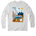 HOPE ON THE ROAD, a Bright White Allmade Organic Cotton Long Sleeve Tee