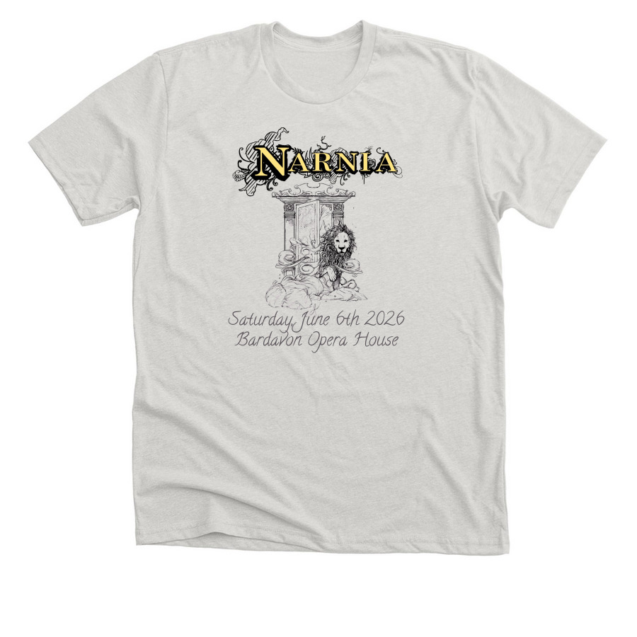 Bardavon 2026, a Heather Cement Premium Unisex Tee