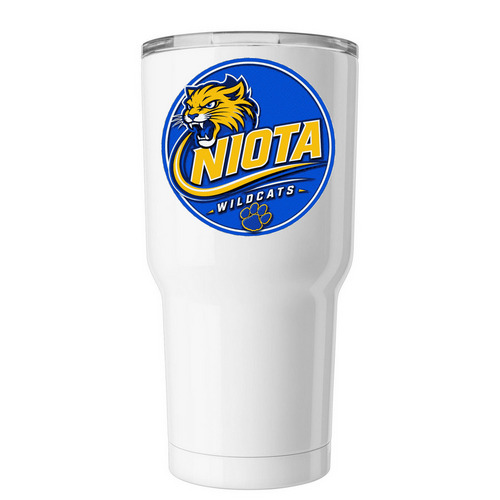 Niota Cup, a White Insulated Tumbler