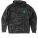 Wild with USMC kevlar, a Black Camo Heavyweight Camo Pullover Hoodie