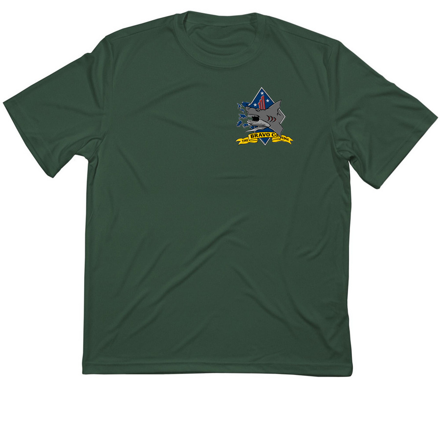 100% Polyester OG PT Shirt 1994+: Yellow Back, a Forest Green Classic Performance Tee
