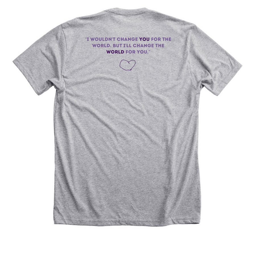 Project Play. Merchandise, a Athletic Heather Premium Unisex Tee (back-view)