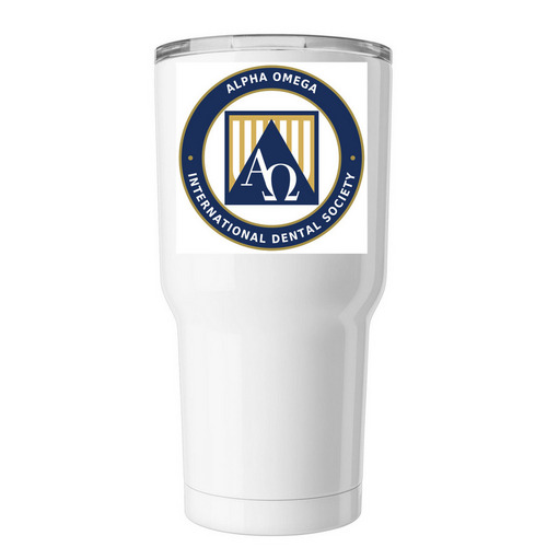 AO Tumblers, a White Insulated Tumbler