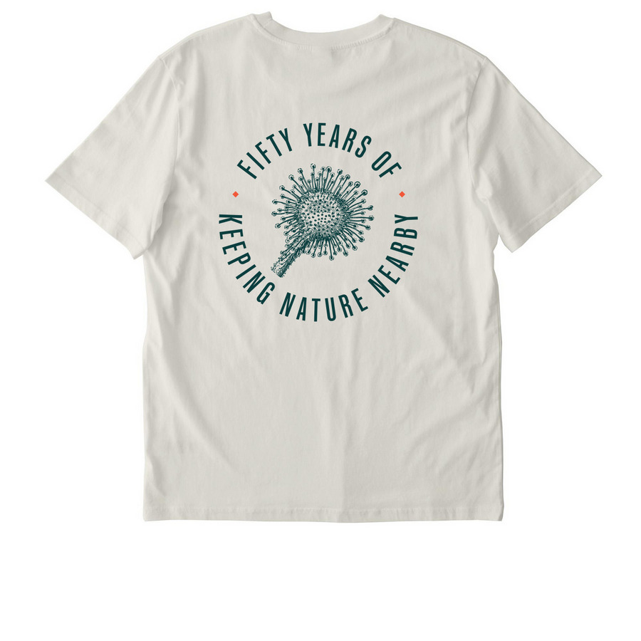 Sundew ? Light (T-Shirt), a Natural Raw Stanley/Stella Unisex Creator 2.0 Tee (back-view)