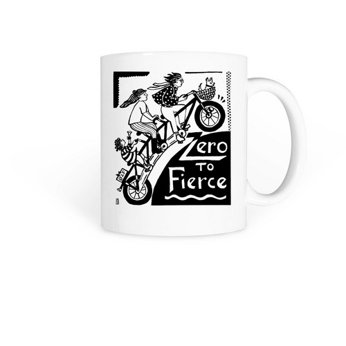 Zero to Fierce 2025: Mugs, a White Coffee Mug