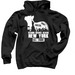 Second Chance Rescue NYC Skyline, a Black Pullover Hoodie