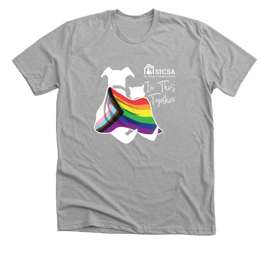 In This Together - Tees & Tanks, a Athletic Heather Premium Unisex Tee