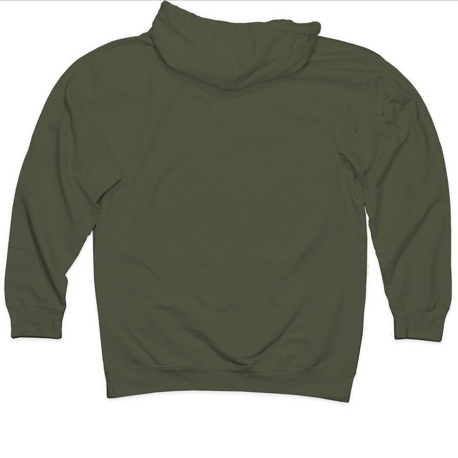 Let's Get Them All Home, a Army Midweight Pullover Hoodie (back-view)