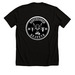 Southbound Rejects Apparel #1, a Solid Black Blend Premium Unisex Tee (back-view)