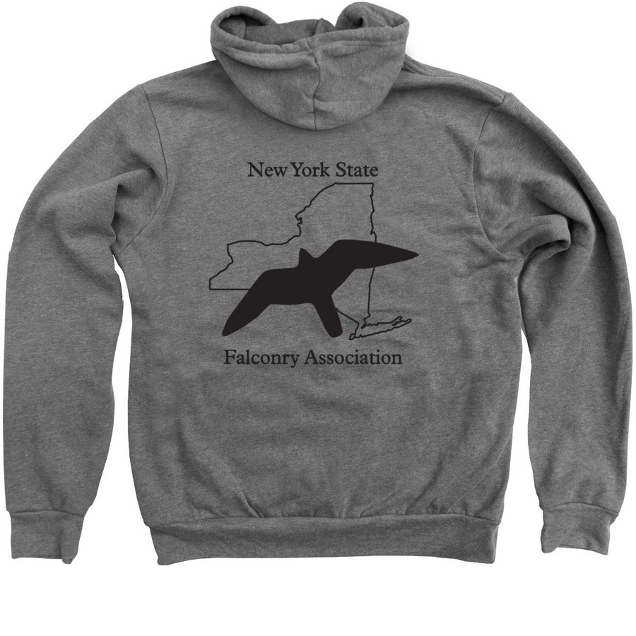 NYSFA Annual Field Meet 2026, a Deep Heather Zip Up Hoodie (back-view)