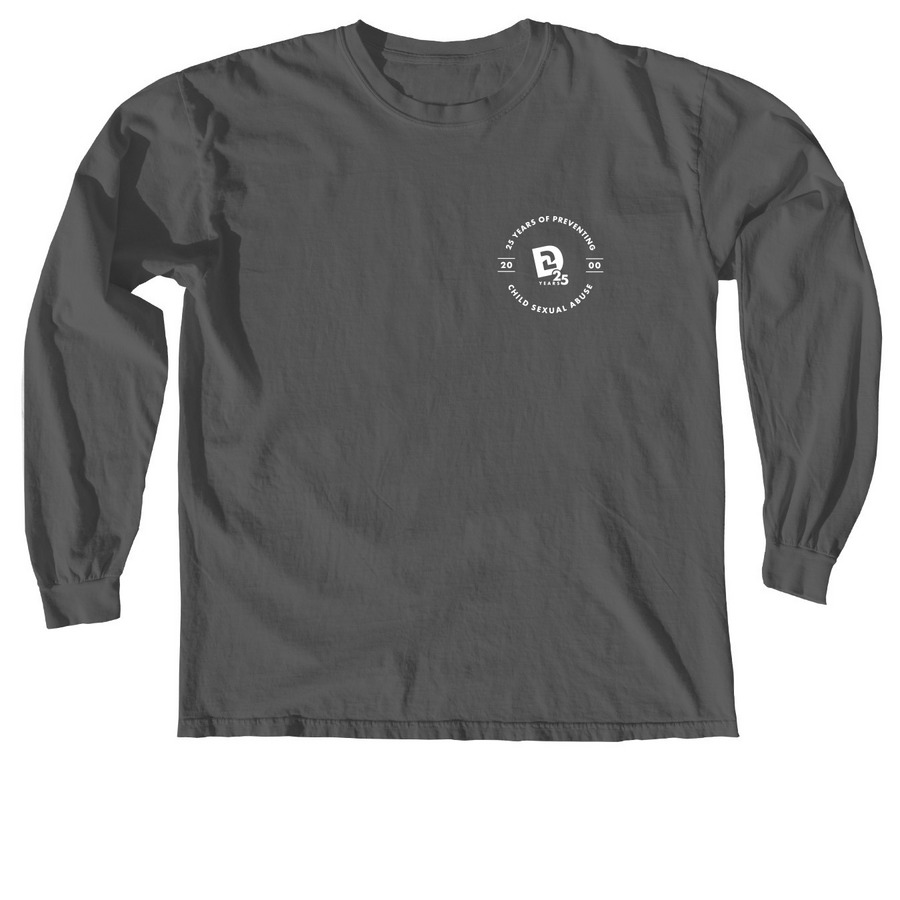 25th Anniversary Long Sleeve, a Pepper Comfort Colors Long Sleeve Tee