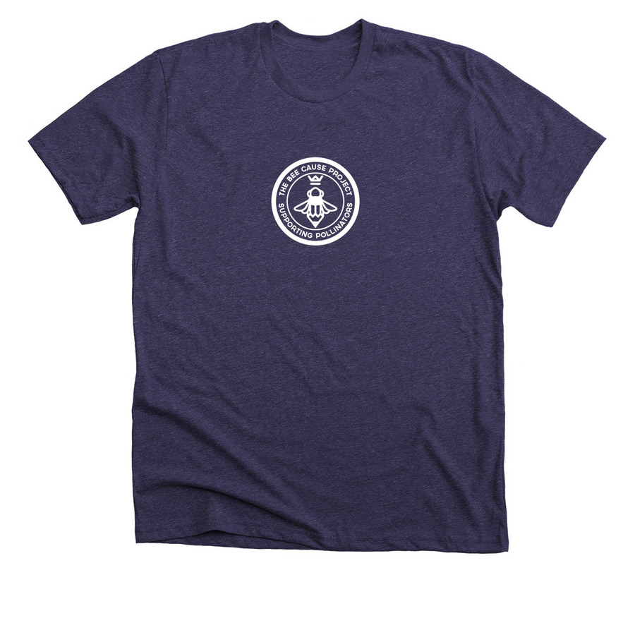 Classic Bee Cause Logo design, a Heather Lapis Premium Unisex Tee