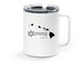 NFBH Hawaiian Islands Travel Mugs, a White Stainless Steel Travel Mug