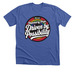 NMI is Powered by Pride, a Solid True Royal Premium Unisex Tee