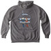 State College Comfort Colors, a Grey Comfort Colors Pullover Hoodie (back-view)