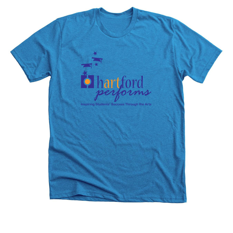 Hartford Performs Shirt, a Neon Blue Premium Unisex Tee